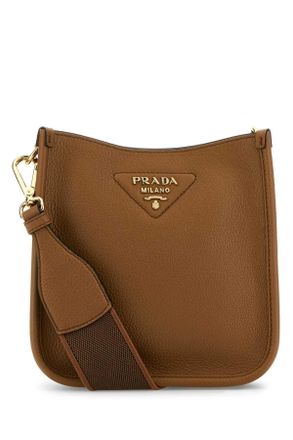 Prada Caramel Leather Crossbody Bag