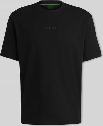 HUGO BOSS Regular Fit T-Shirt aus reiner Baumwolle Modell TEE 10 in Black, Gr&ouml;&szlig;e XXXL