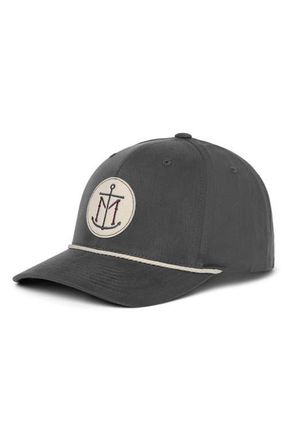 Travis Mathew Member Exclusive Snapback Baseball Cap in Ebony at Nordstrom, Size One Size Oz