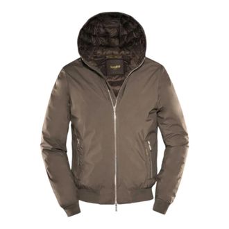 Moorer Oniro-Stp - Heren - Winterjassen - Grijs - L - Polyester - Jassen