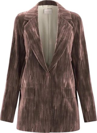 Marella Emmbaruffa Blazer - Dames - Blazers - Bruin - XS - Polyester - Jassen