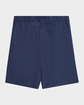 Bugatchi Men & apos;s Aerolinen Drawstring Shorts