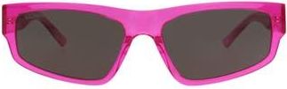 Balenciaga Sunglasses in Fuchsia Fuchsia Grey at Nordstrom Rack