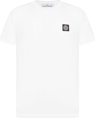 Stone Island SHORT-SLEEVE T-SHIRT WITH COMPASS PATCH - Stone Island - Man