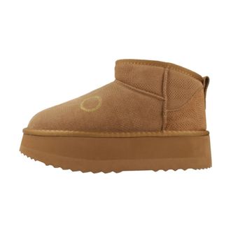 Liu Jo Winterlaarzen Stijlvolle Mode Schoenen - Dames - Winterlaarzen - Bruin - 38 EU - Leer - Schoenen
