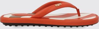 Tod's Sandali infradito in pelle con logo metallico e gommini iconici