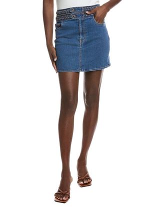 Derek Lam 10 Crosby Stella Braided Waist Mini Skirt