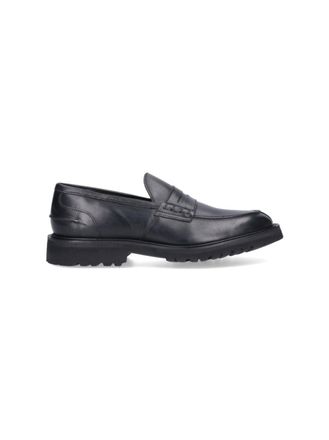 Trickers James Black Leather Loafers