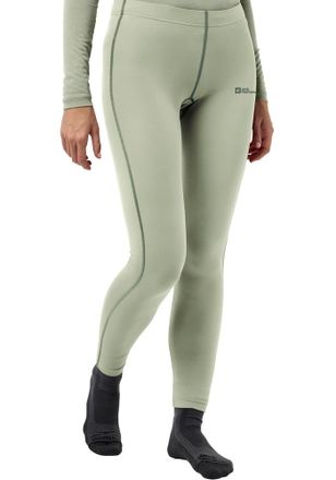 Jack Wolfskin Funktionsleggings JACK WOLFSKIN INFINITE LIGHT PANTS W, Damen, Gr. L (42/44), Normalgr&ouml;ssen, gr&uuml;n (mint, leaf), Oberstoff: 100% POLYESTER, Hosen Funkt