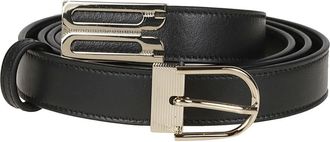 Victoria Beckham Dorian B Finite Belt - female - Victoria Beckham - Belts - Black - M - Accessories