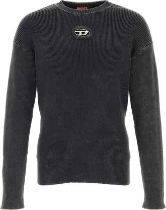 Diesel Black Cotton K Darren Sweater