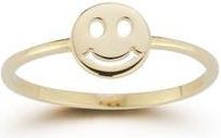 Ember Fine Jewelry Smiley Face Ring in Gold at Nordstrom Rack, Size 7