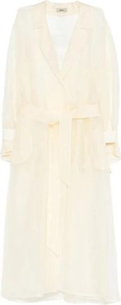Herno Belted Coat - Dames - Jas met riem - Beige - L - Jassen