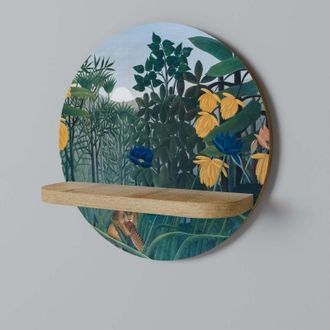 OEM La Comida Del Le&oacute;n Estante Redondo