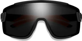 Smith Wildcat 135mm ChromaPop Shield Sunglasses in Salt Haze/rose Gold at Nordstrom
