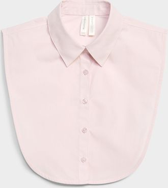 Simons Womens Solid faux point collar