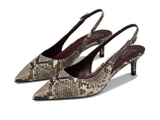Franco Sarto Kate High Womens Heels Roccia Snake Faux Leather : 8.5 M