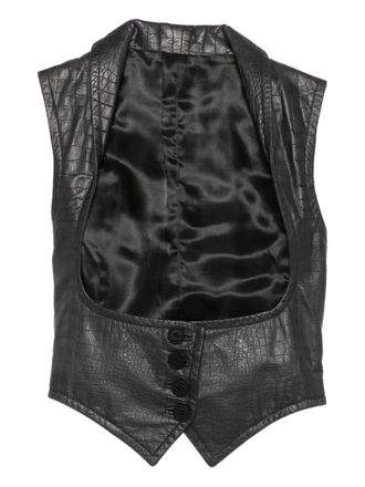 Romeo Gigli Gilet anni 90 - Nero