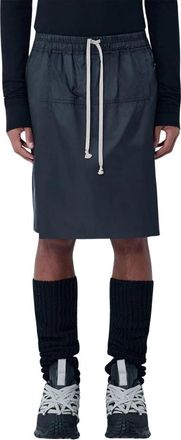 Moncler Drawstring Midi Kilt Shorts - Heren - Korte Broeken - Zwart - M - Polyester - Korte Broeken