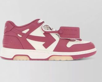 Off-white leather out of office low-top sneakers
