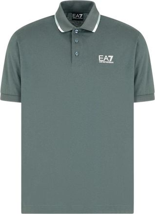 Emporio Armani Polo - Heren - Polos - Groen - 2XL - Tops