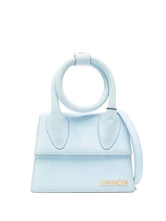 Jacquemus Borsa tote Noeud Le Chiquito - Blu