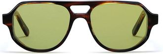L.G.R Asmara Carnet de Voyage 6547 Mens Sunglasses Tortoiseshell Size 54