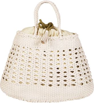 Dragon Diffusion Santa Cano - Dames - Handtassen - Beige - ONE Size - Leer - Tassen