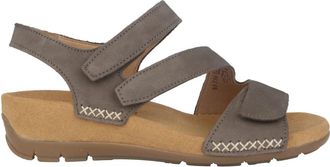 Gabor Zomer Sandaal Collectie voor Vrouwen - Dames - Sleehakken - Grijs - 37 EU - Schoenen