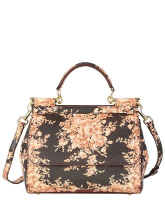 Tiffany & Fred Saffiano Painted Leather Top-Handle Satchel
