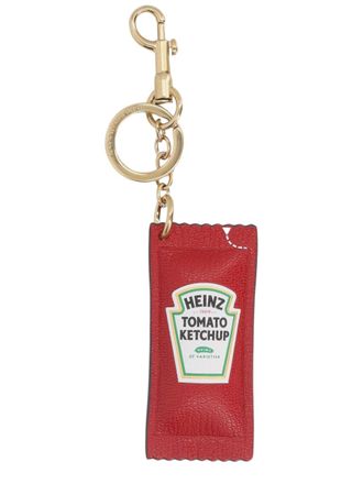 Anya Hindmarch Heinz Ketchup Gold-Tone Keychain