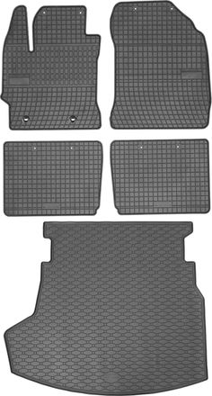 OEM Juego De Alfombrillas De Goma Para Coche Y Alfombrilla Para Maletero Para Toyota Corolla Xi E170 Sed&aacute;n (de Agosto De 2013 A Junio De 2018)