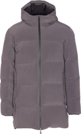 Herno Cappotto imbottito con cappuccio - Grigio