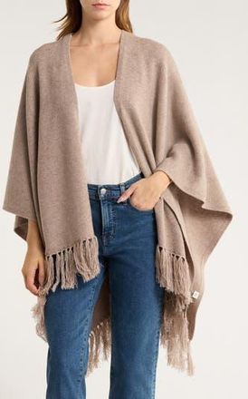 Chan Luu Wool & Cashmere Ruana in Sand at Nordstrom Rack