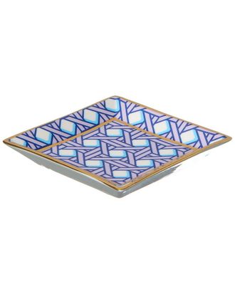 Jonathan Adler Basketweave Square Tray