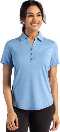 Cutter & Buck Forge Eco Stretch Recycled Womens Short Sleeve Polo