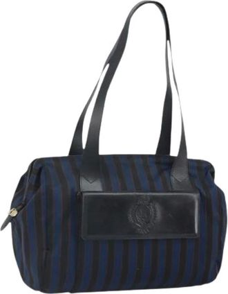 Celine Pre-owned Shoulder Bags, female, Blue, Size: ONE SIZE Pre-owned Vintage Shoulder Bag