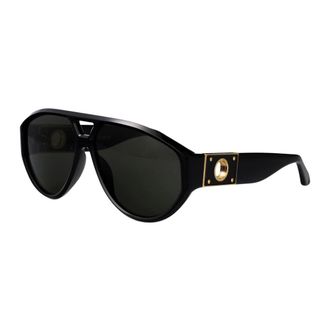Linda Farrow Portia Zonnebril - Dames - Accessoires - Zwart - Maat: 62 MM Taf