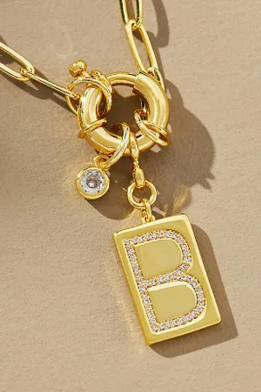 Uncommon James Initial Chain Monogram Necklace