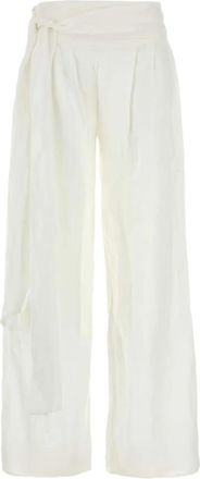 Lois Jeans Pantaloni Sage a gamba ampia - Bianco