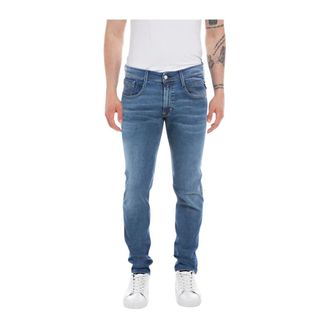 Replay Heren, Jeans, Blauw, Maat: W36 L32 Katoen