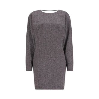 Dante6 Raye Lurex Mini Dress - Dames - Jurken - Paars - Maat: XL Leer