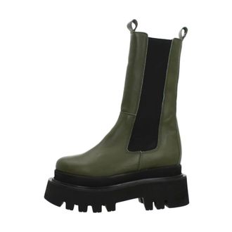 Yellow Bot&iacute;n Chelsea Cleveland - Shoes - Mujer - Verde - 39 EU