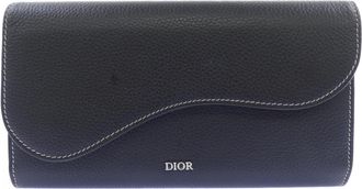 Dior Black Bill Wallet (Bi-Fold) (Pre-Owned)