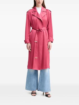 Marciano Trench con revers classici e cintura - Rosa