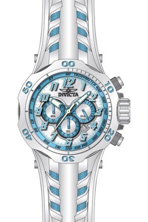 Invicta Venom 50511 Herenhorloge - Quartz Uurwerk - Roestvrij Staal met Blauwe Wijzerplaat - 52 mm