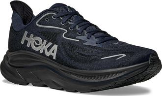 Hoka One One Clifton 10 Running Shoe - Wide Width Available in Varsity Navy /Black at Nordstrom, Size 11.5