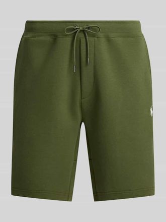 Polo Ralph Lauren Regular Fit Sweatshorts aus Baumwoll-Mix in Oliv, Gr&ouml;&szlig;e XXL