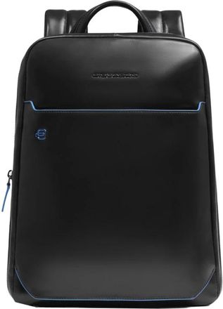 Piquadro Personalizable laptop backpack for i Pad with Air Pods pocket- Rfid and shock-absorbing protection - Heren - Rugzakken - Zwart - ONE Size - Tassen