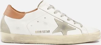 Golden Goose Damestrainers Golden Goose Superstar Leather in Wit